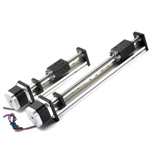 ball screw driven linear rail 900mm with integrated stepper motor